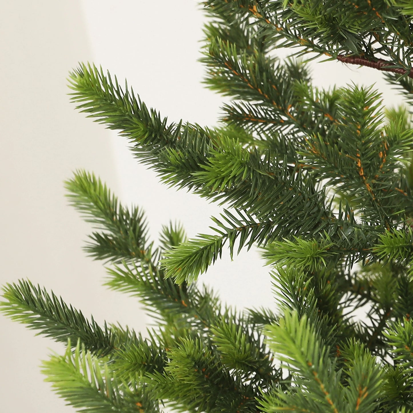 HOMCOM 6ft Artificial Sparse Christmas Tree with Steel Stand and 1933 Tips for Home Office Holiday