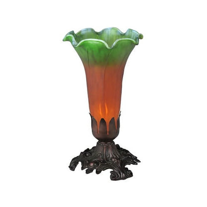 Meyda Home Indoor Decorative Lighting Accessories 8"H Green Pond Lily Accent Lamp