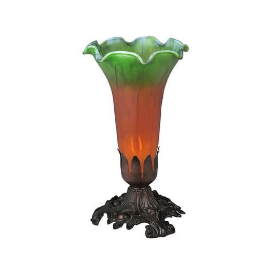 Meyda Home Indoor Decorative Lighting Accessories 8"H Green Pond Lily Accent Lamp