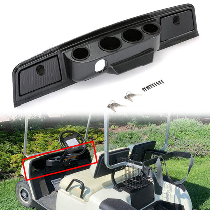 Kojem Golf Cart Dash Assembly for 1994-2013 EZGO TXT Golf Cart Dashboard Dash Kit Carbon Fiber Printing (w/Hardware and Keys)
