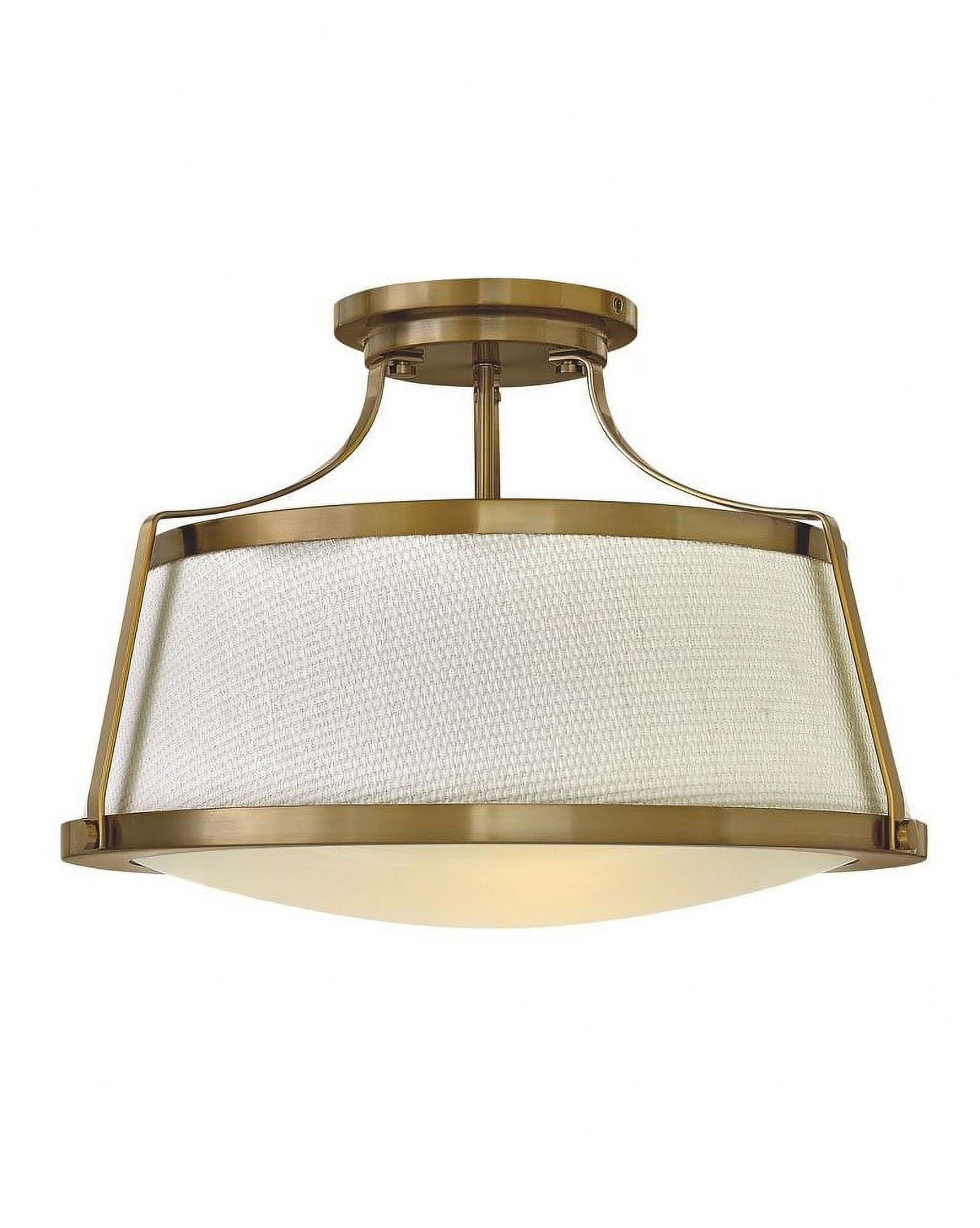 Hinkley Lighting - Charlotte - 3 Light Large Semi-Flush Mount in