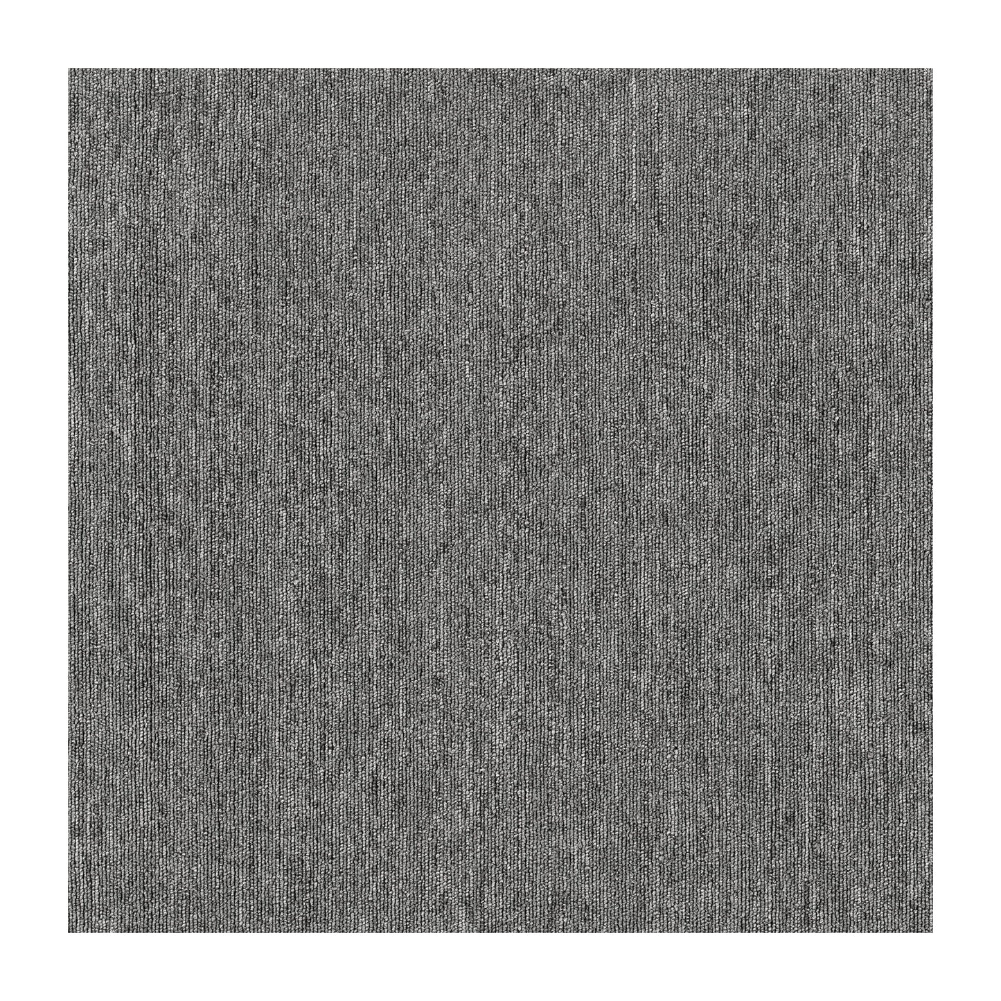 Mohawk Basics 24" x 24" Carpet Tile with EnviroStrand PET Fiber in Iron (96 sq ft per carton)