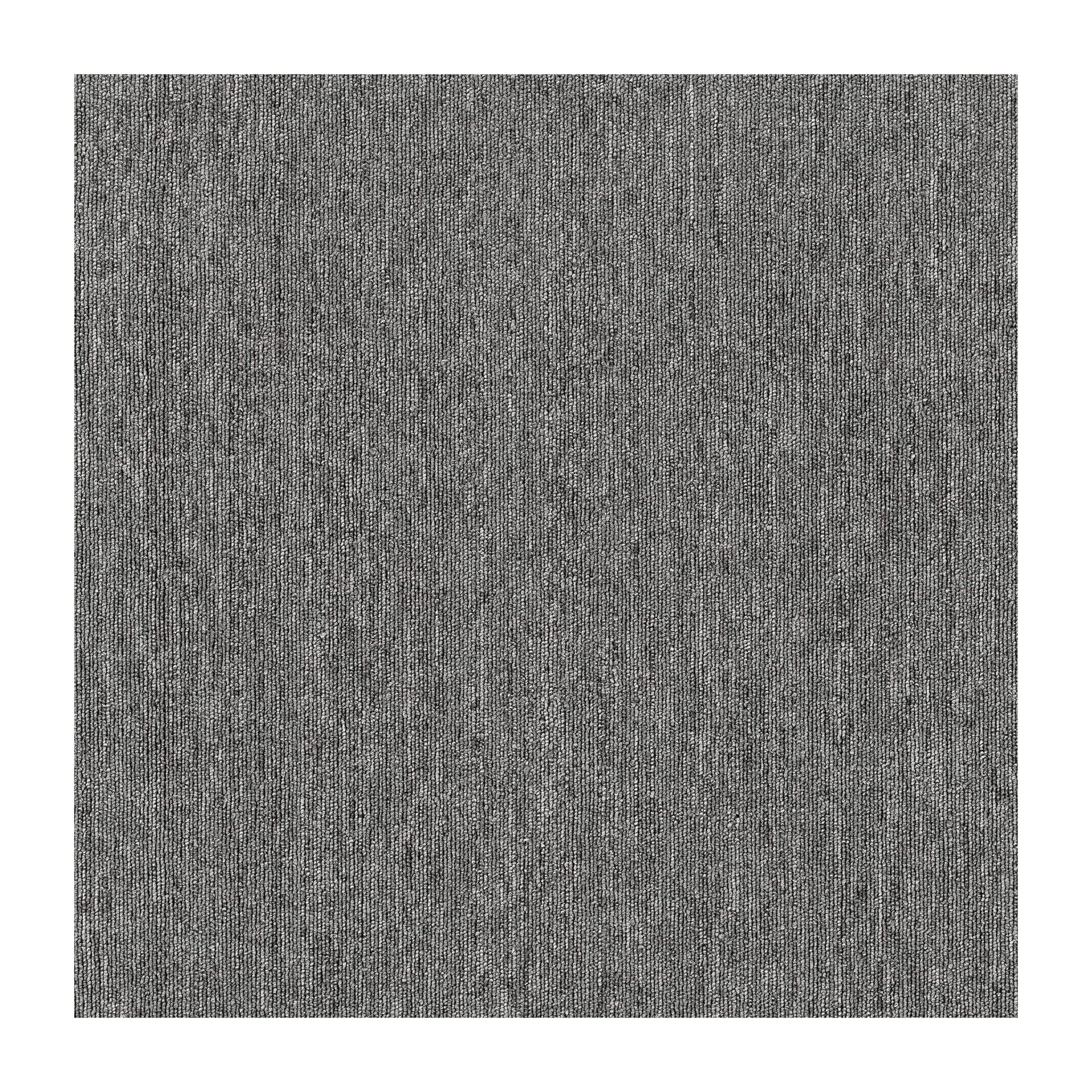 Mohawk Basics 24" x 24" Carpet Tile with EnviroStrand PET Fiber in Iron (96 sq ft per carton)