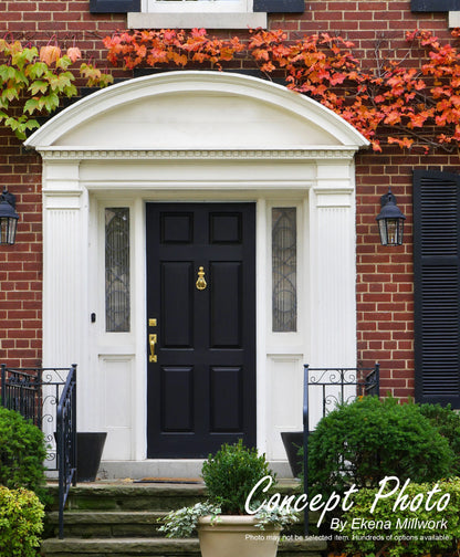 Ekena Millwork 42"W x 10-1/2"H x 2-3/4"P (Pitch 6/12) Acorn Architectural Grade PVC Pediment (Acorn Ships Unattached in Box)