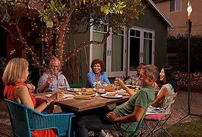1lb Outdoor Propane Gas Tiki Style Torch - Easily Transform Your Place Into an Elegant Paradise with this Portable 71 inch Long Burning Torch Lighting That Will Compliment any Yard, Pathway, Backyard