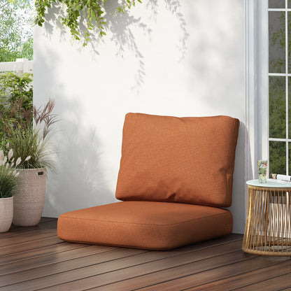 Christopher Knight Home 2-Piece Outdoor Deep Seat Cushion Set, 24"x 24"x 5", Beige