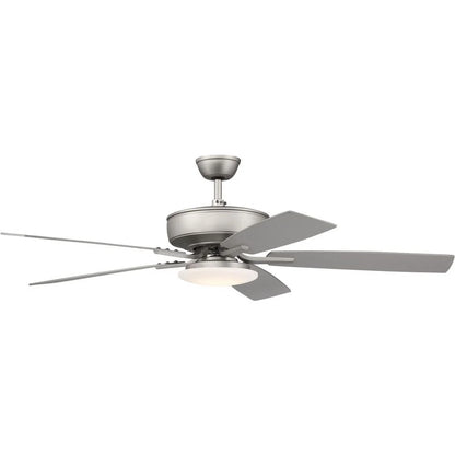 P112SB5-52BWNFB-Craftmade Lighting-Pro Plus 112 Series - 52 Inch 5 Blade Ceiling Fan with Low Profile Light Kit
