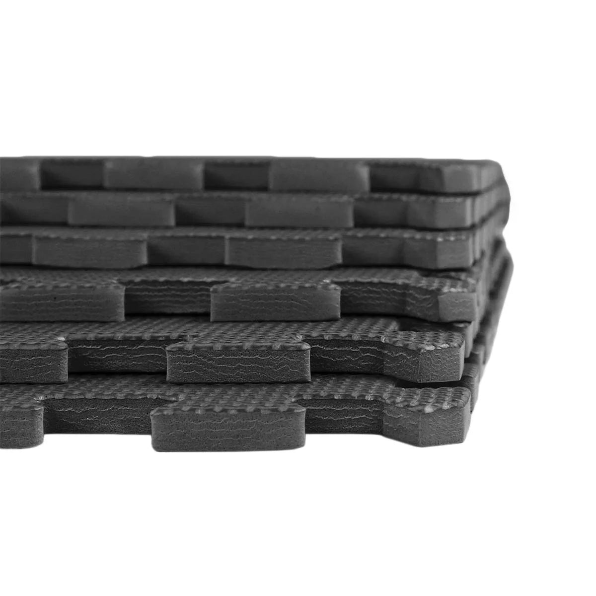 Xspec 3/8" Thick 100 Sq Ft EVA Foam Floor Exercise Gym Mats 25 pcs, Black | 1