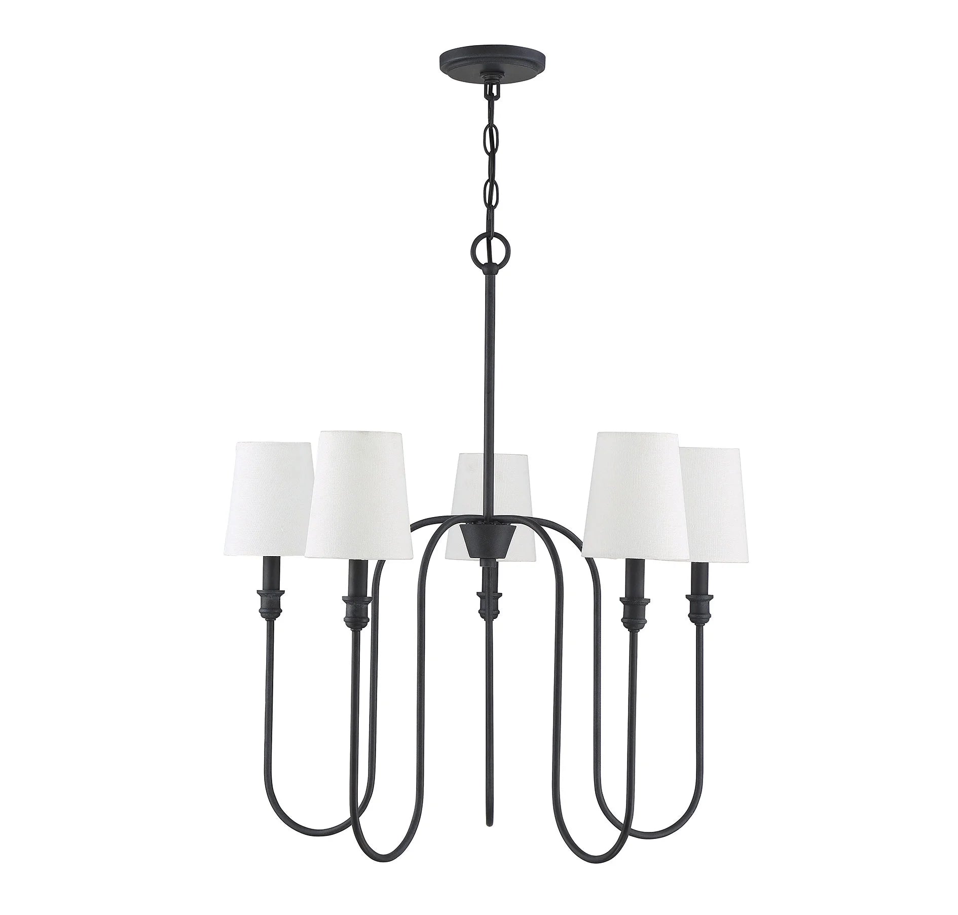 Trade Winds Lighting 5-Light Chandelier In Aged Iron