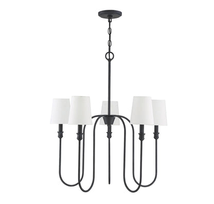 Trade Winds Lighting 5-Light Chandelier In Aged Iron