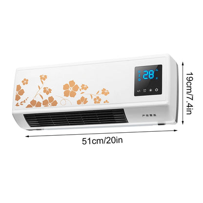FYHALE 8,000 btu 115V Wall-mounted Air Conditioner with Remote Control (Heating and Cooling)