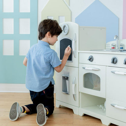 Teamson Kids Little Chef Fairfield Wooden Play Kitchen. Off-White