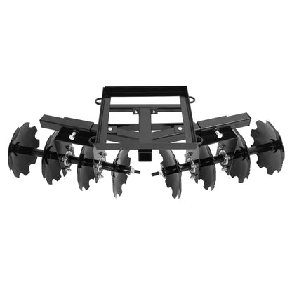 KOJEM Disc Plow Harrow for ATV Steel With 8 blades W/Hardware Universal 54" Cut Width