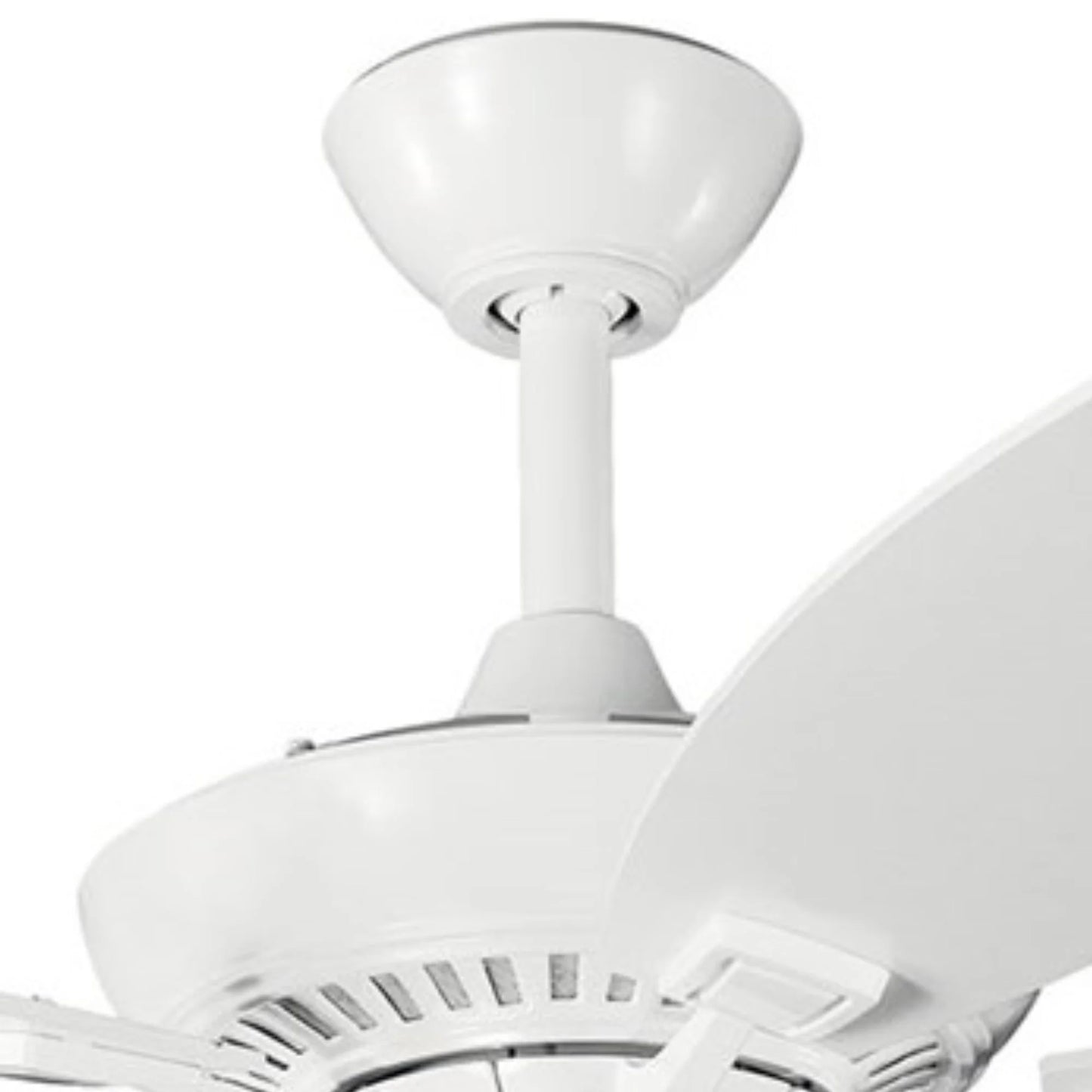 Ceiling Fan With Traditional Inspirations 14 Inches Tall By 44 Inches Wide-White Finish Kichler Lighting 300107Wh