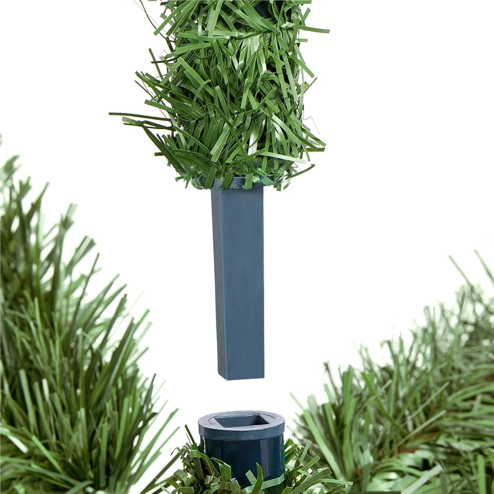 Topeakmart 7.5 ft Ultra-Thick Artificial Christmas Tree Holiday Decoration Tree with Foldable Stand and 2326 Branch Tips Green