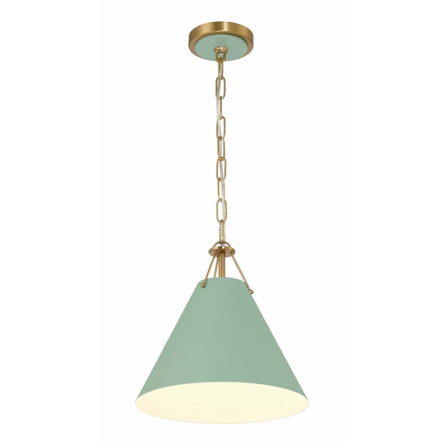 Crystorama Lighting - Pendant - Xavier - 1 Light Pendant-Matte Black Finish