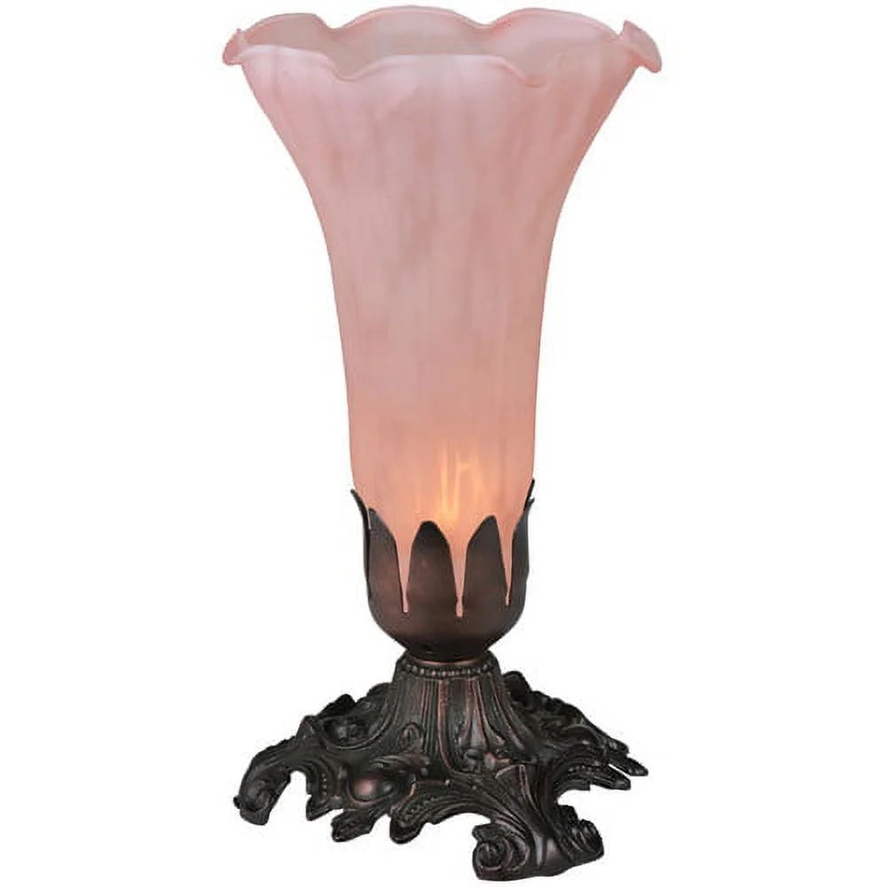 Meyda Home Indoor Decorative Lighting Accessories 8"H Green Pond Lily Accent Lamp