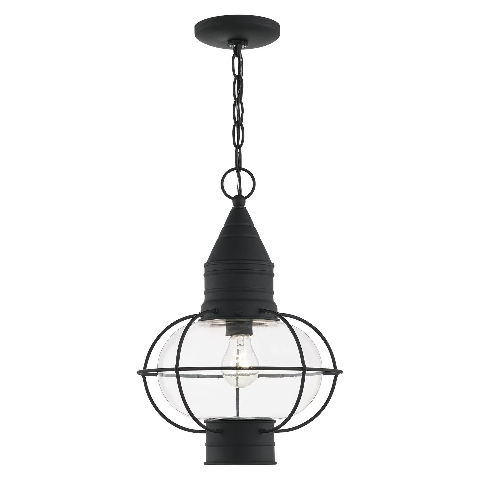 Livex Lighting - Newburyport - 1 Light Outdoor Pendant Lantern in Bohemian Style