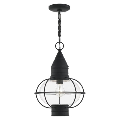Livex Lighting - Newburyport - 1 Light Outdoor Pendant Lantern in Bohemian Style