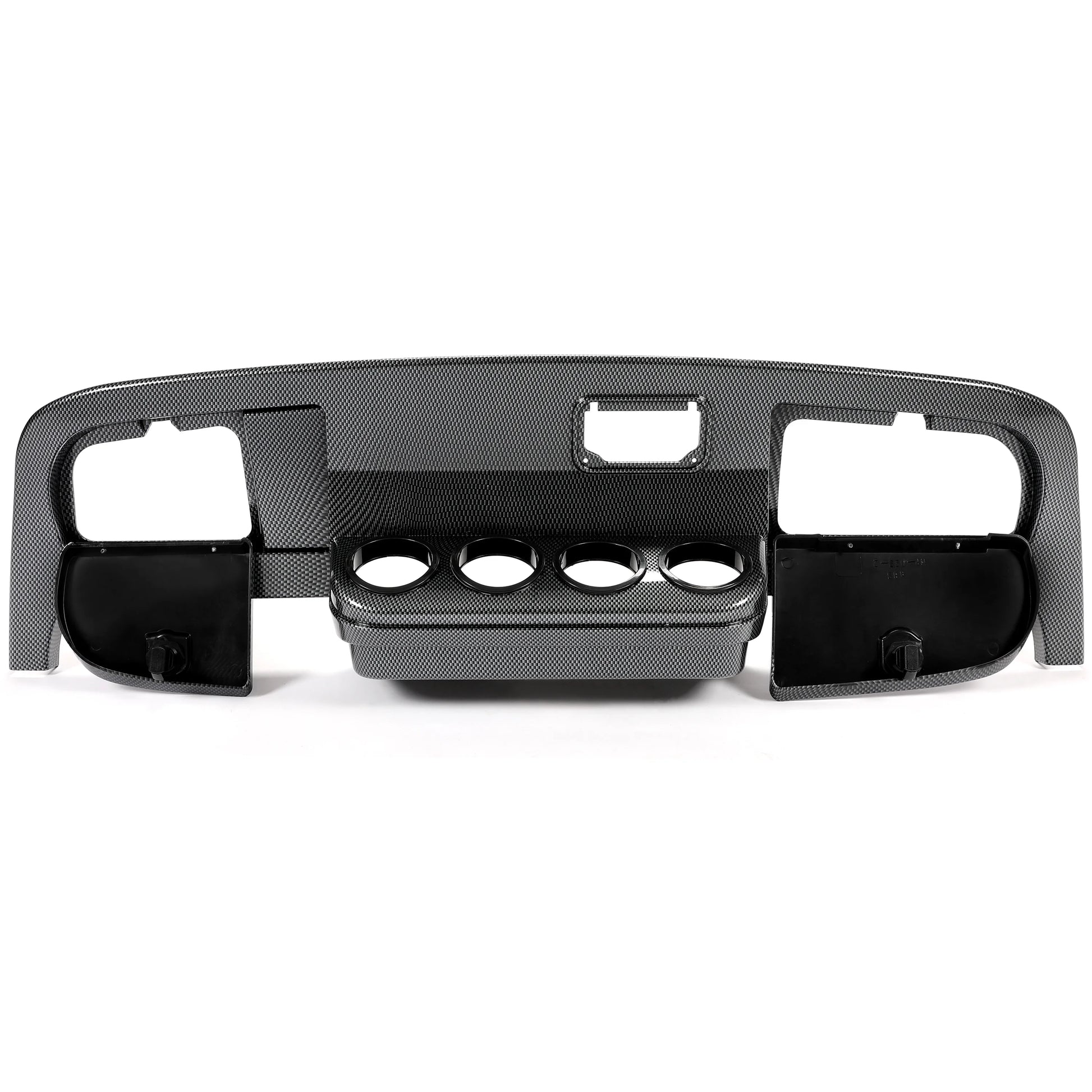 Kojem Golf Cart Dash Assembly for 1994-2013 EZGO TXT Golf Cart Dashboard Dash Kit Carbon Fiber Printing (w/Hardware and Keys)