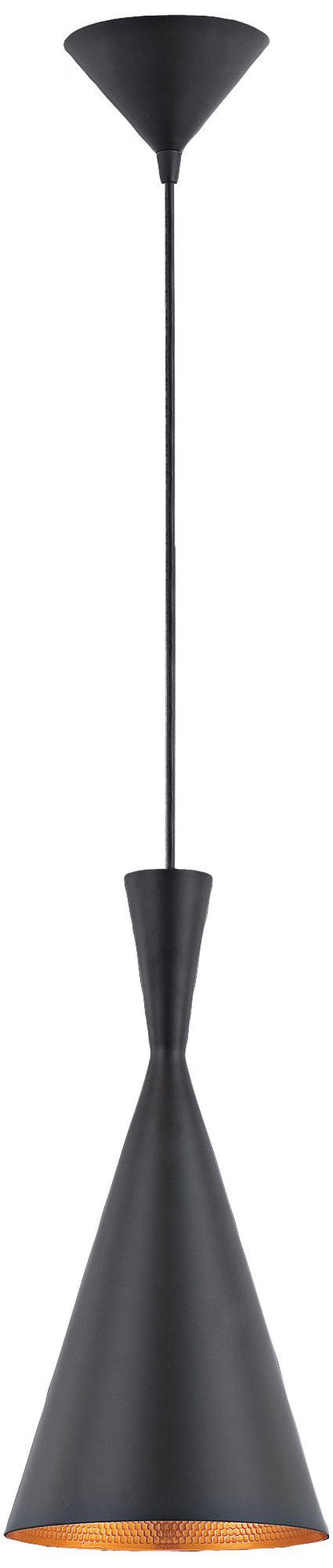 One Light Pendant-Black Finish -Traditional Installation Eurofase Lighting 20437-015