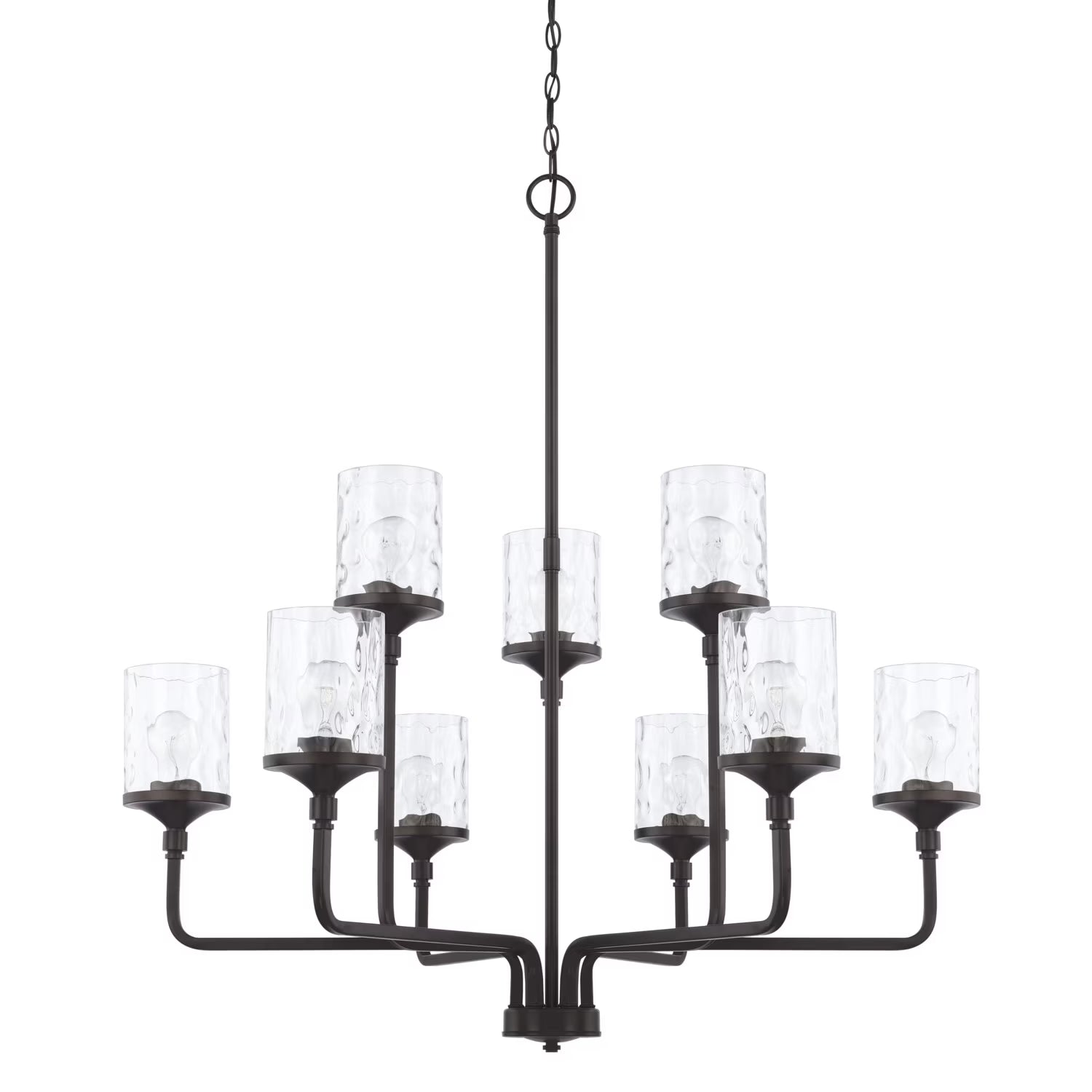 Capital Lighting 428891-451 Colton 9 Light 38" Wide Chandelier - Brass