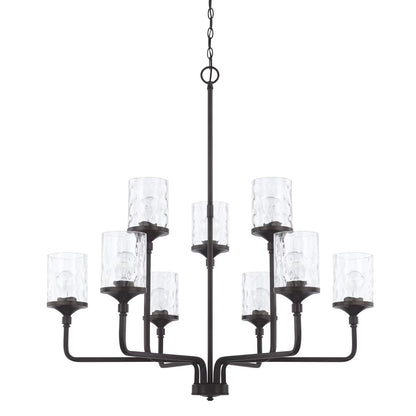 Capital Lighting 428891-451 Colton 9 Light 38" Wide Chandelier - Brass