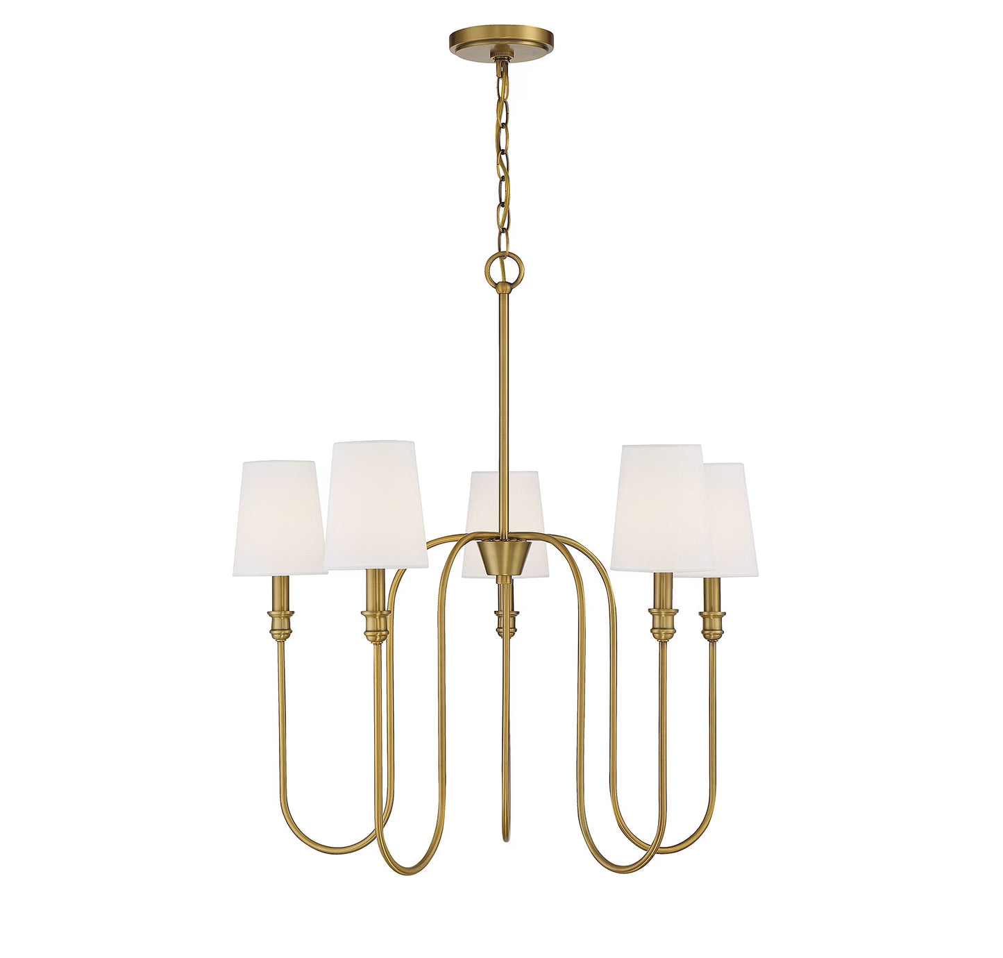 Trade Winds Lighting 5-Light Chandelier In Aged Iron