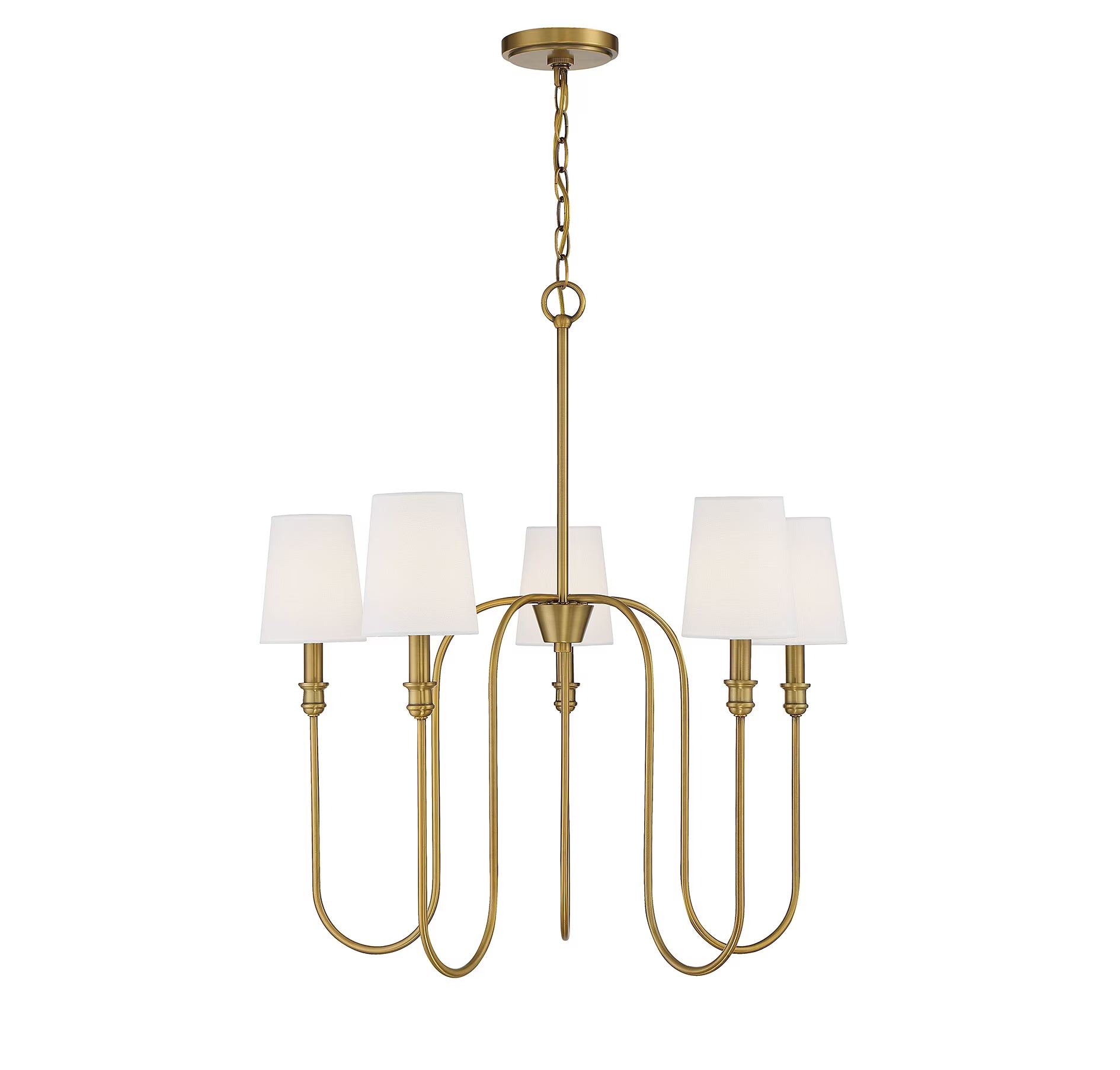 Trade Winds Lighting 5-Light Chandelier In Aged Iron