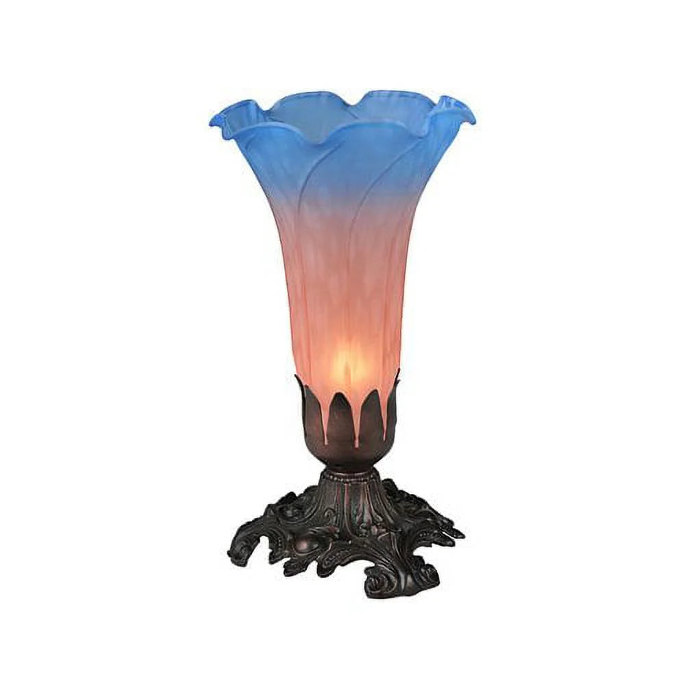 Meyda Home Indoor Decorative Lighting Accessories 8"H Green Pond Lily Accent Lamp