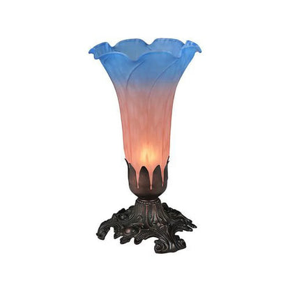 Meyda Home Indoor Decorative Lighting Accessories 8"H Green Pond Lily Accent Lamp