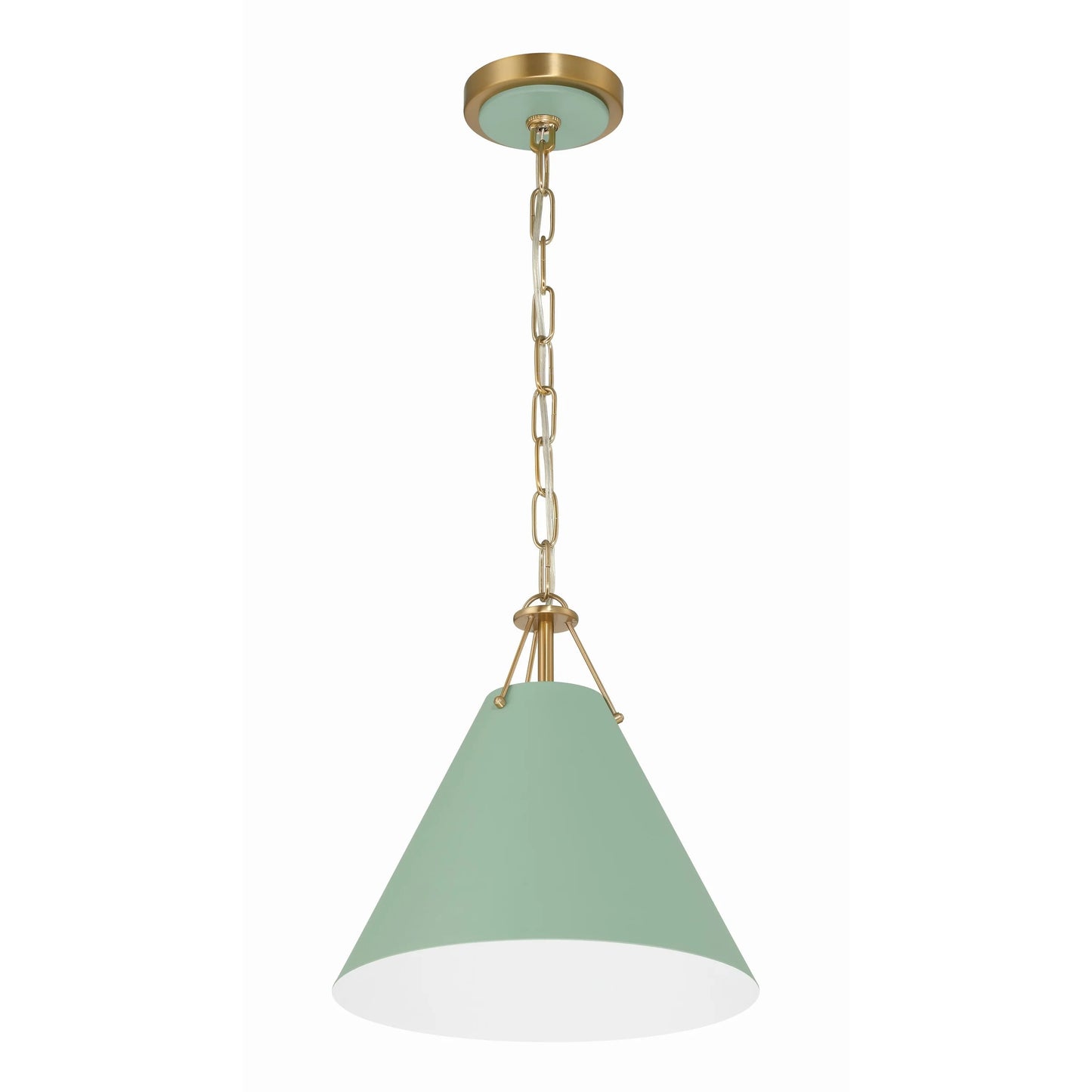Crystorama Lighting - Pendant - Xavier - 1 Light Pendant-Matte Black Finish