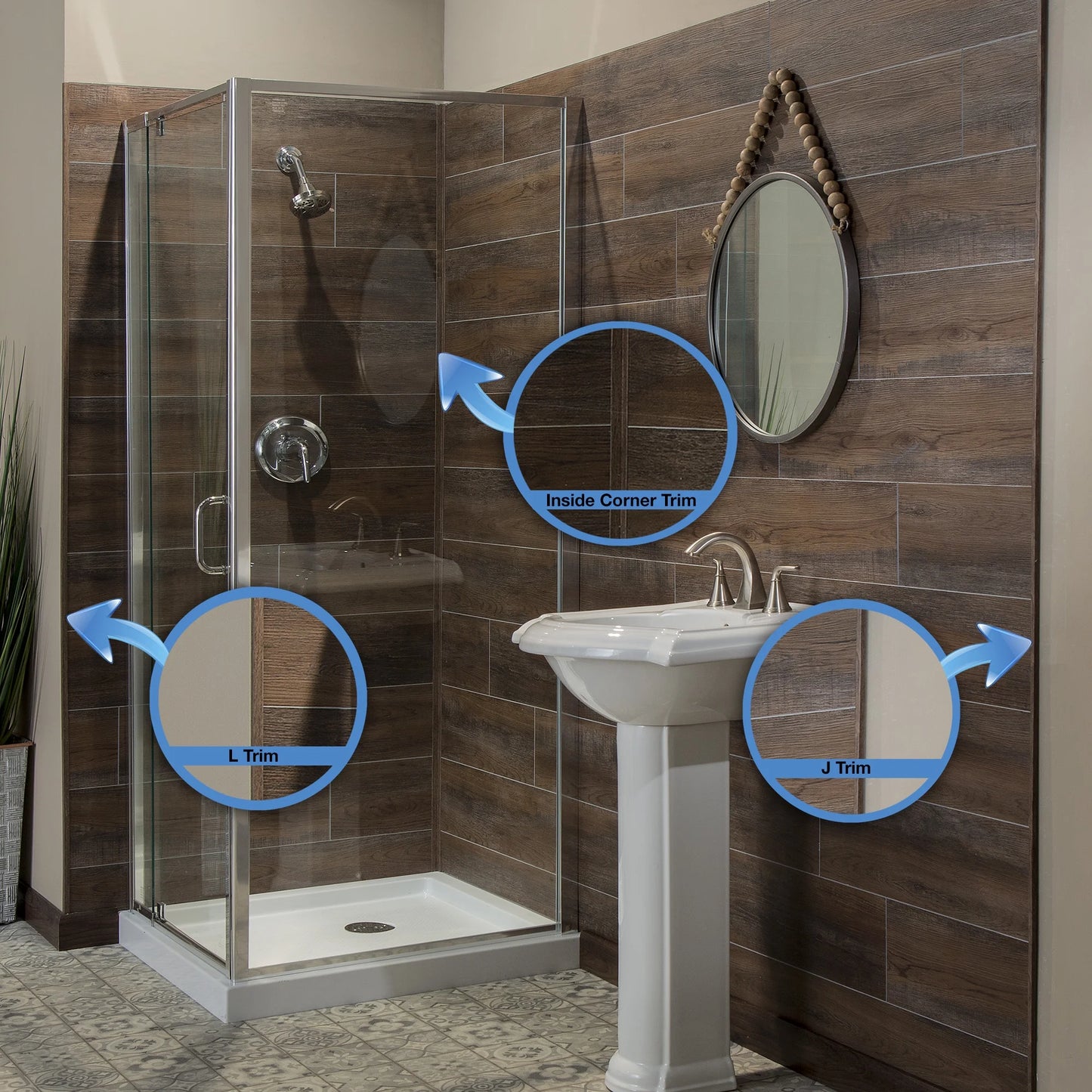 Palisade Trim Kit in Gray Oak