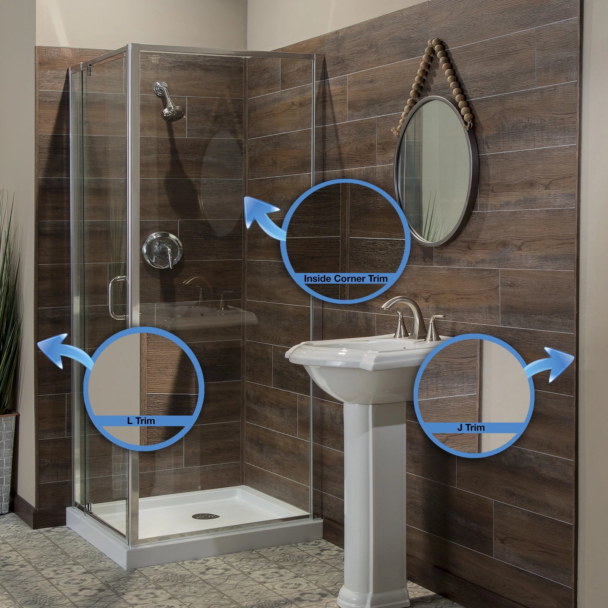 Palisade Trim Kit in Gray Oak