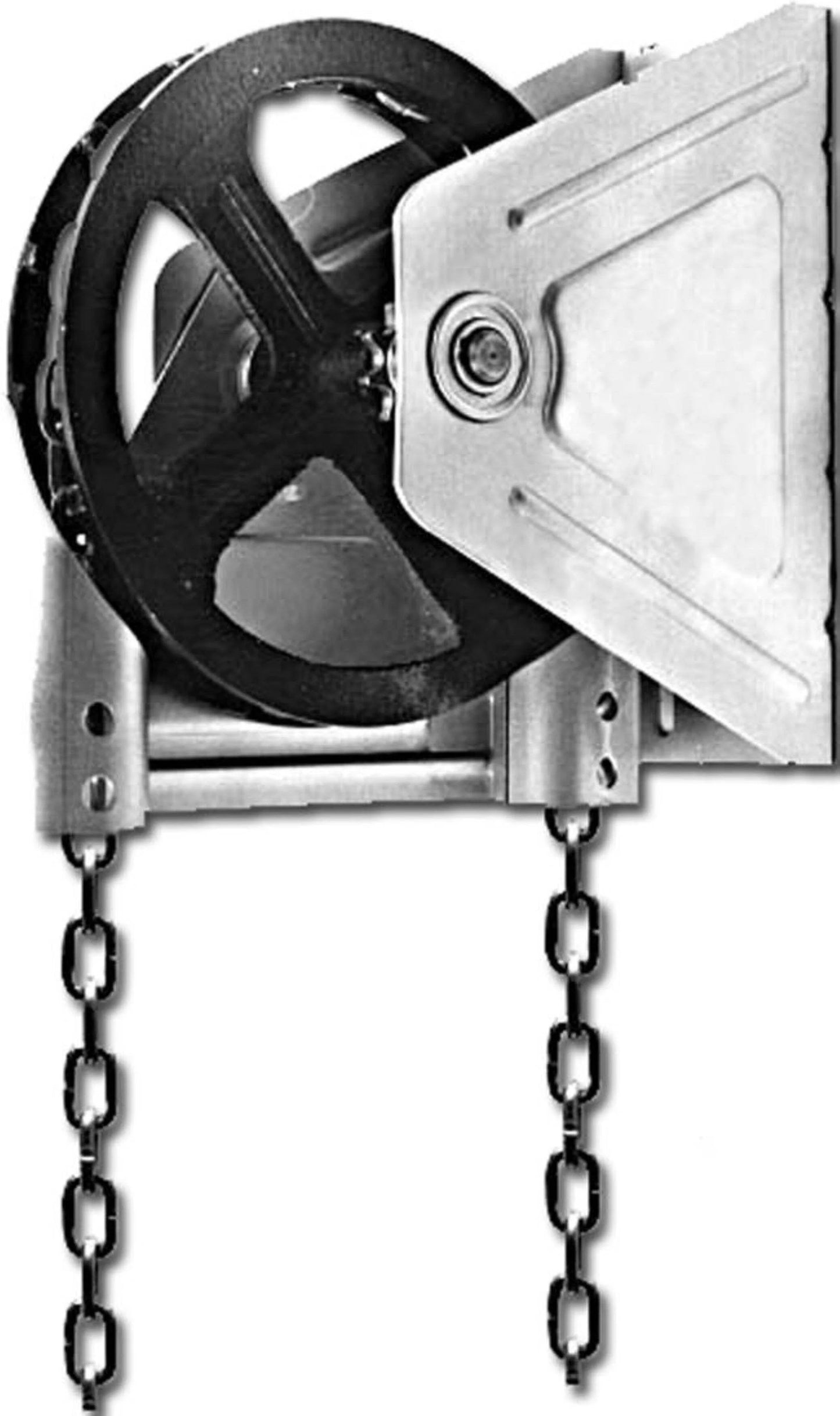 G.A.S Hardware Garage Door Chain Hoist Kit Model 2000R 4:1 Reduction Wall Mount (1.25 Inch Shaft) | Chain Hoist Replacement for Garage Door Repair | Garage Chain Replacement Set