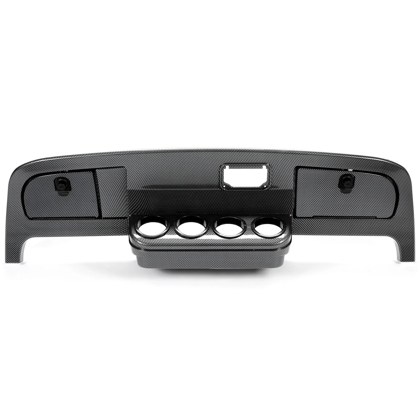 Kojem Golf Cart Dash Assembly for 1994-2013 EZGO TXT Golf Cart Dashboard Dash Kit Carbon Fiber Printing (w/Hardware and Keys)