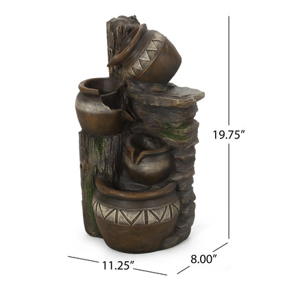Christopher Knight Home Bartow Outdoor Tier Jar Fountain Outdoor 4 by