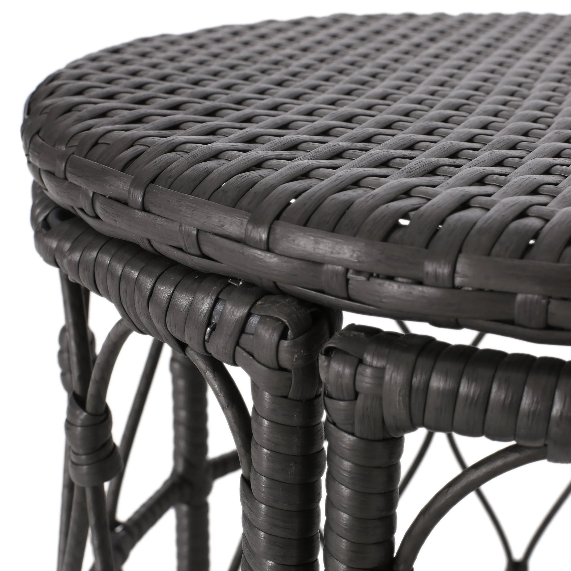 Christopher Knight Home Bruce Outdoor Wicker Coffee Table by Light Brown