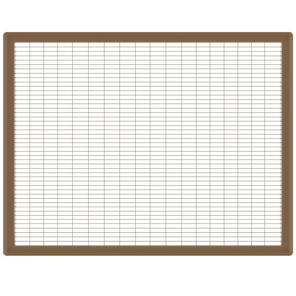 24in x 36in Imperial Brown Heavy Gauge Steel Floor Grille - Heating and Cooling Air Vent