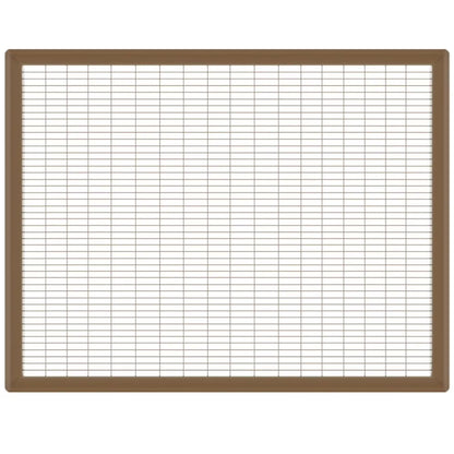 24in x 36in Imperial Brown Heavy Gauge Steel Floor Grille - Heating and Cooling Air Vent