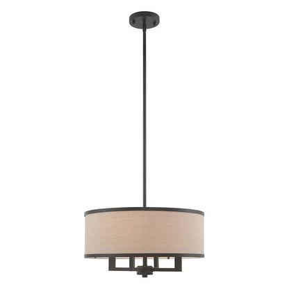 Livex Lighting Park Ridge Chandelier in Hand Painted Antique Gold Leaf