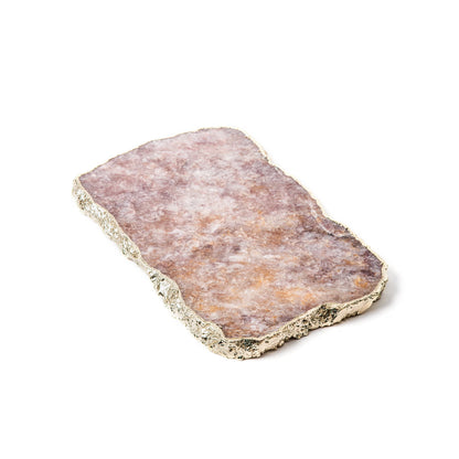 Green Aventurine Cheese Board Quartz Charcuterie Tray Agate Table Centrepiece for Christmas Decor