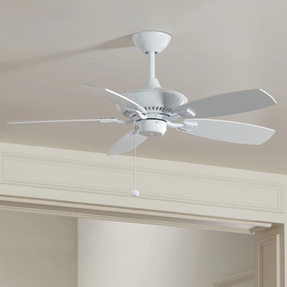Ceiling Fan With Traditional Inspirations 14 Inches Tall By 44 Inches Wide-White Finish Kichler Lighting 300107Wh