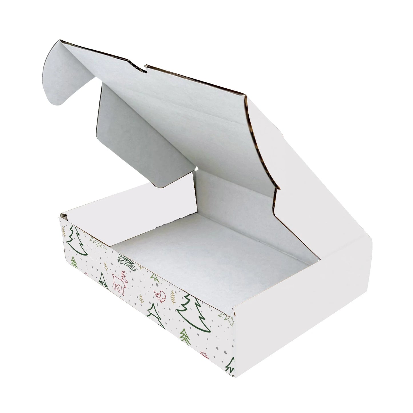Ucanpack Christmas Packing Boxes 11 x 7 ft x 3 ft" - 50 Pack Winter Forest Printed Holiday Boxes - Holiday Shipping Box Made In USA Holiday Box Corrugated Shipping Boxes