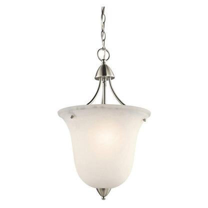 42882NI-Kichler Lighting-Nicholson - 1 light Foyer - with Transitional inspirations - 21.75 inches tall by 13 inches wide-Brushed Nickel Finish
