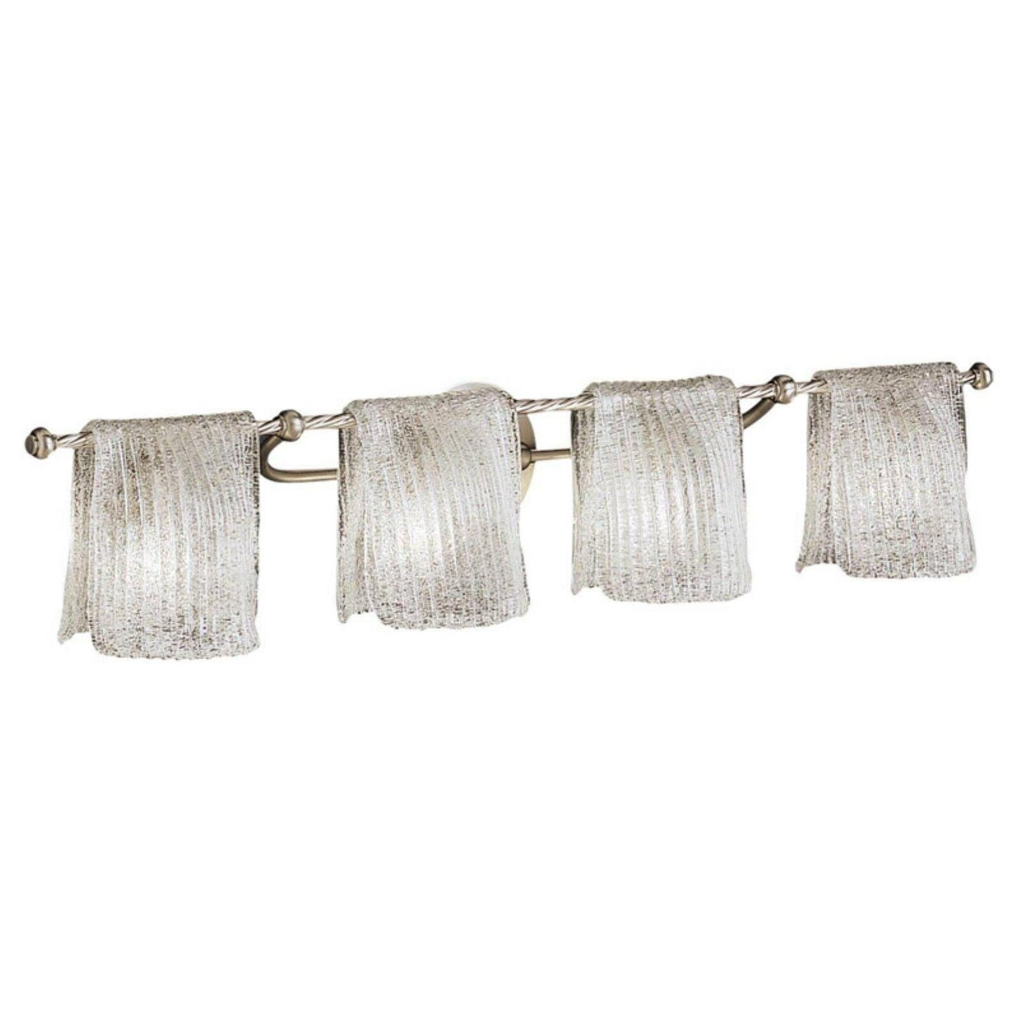 4 Light Wall Mount With Transitional Inspirations 6.25 Inches Tall By 35.25 Inches Wide Kichler Lighting 6314Ni