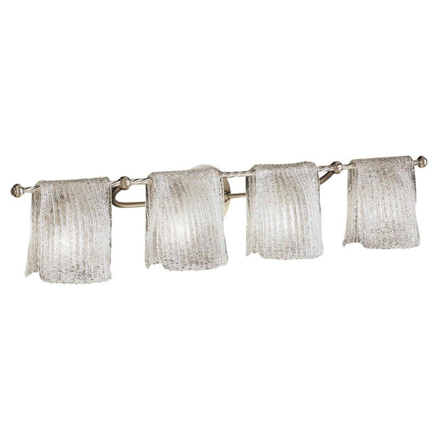 4 Light Wall Mount With Transitional Inspirations 6.25 Inches Tall By 35.25 Inches Wide Kichler Lighting 6314Ni