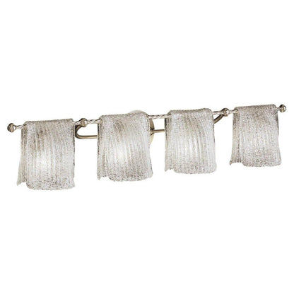 4 Light Wall Mount With Transitional Inspirations 6.25 Inches Tall By 35.25 Inches Wide Kichler Lighting 6314Ni
