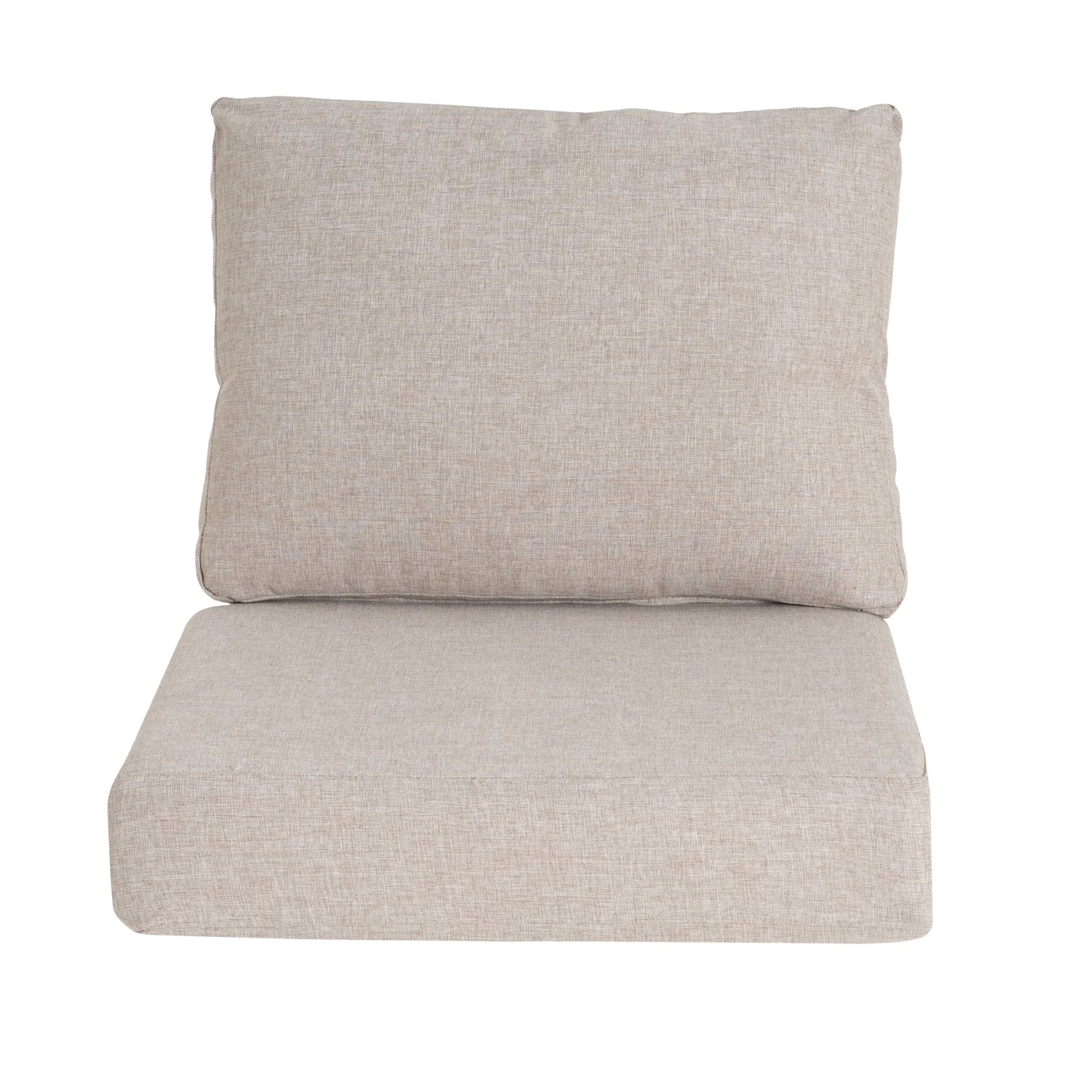 Christopher Knight Home 2-Piece Outdoor Deep Seat Cushion Set, 24"x 24"x 5", Beige