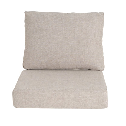 Christopher Knight Home 2-Piece Outdoor Deep Seat Cushion Set, 24"x 24"x 5", Beige